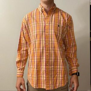 Orange plaid Polo Ralph Lauren Long sleeve